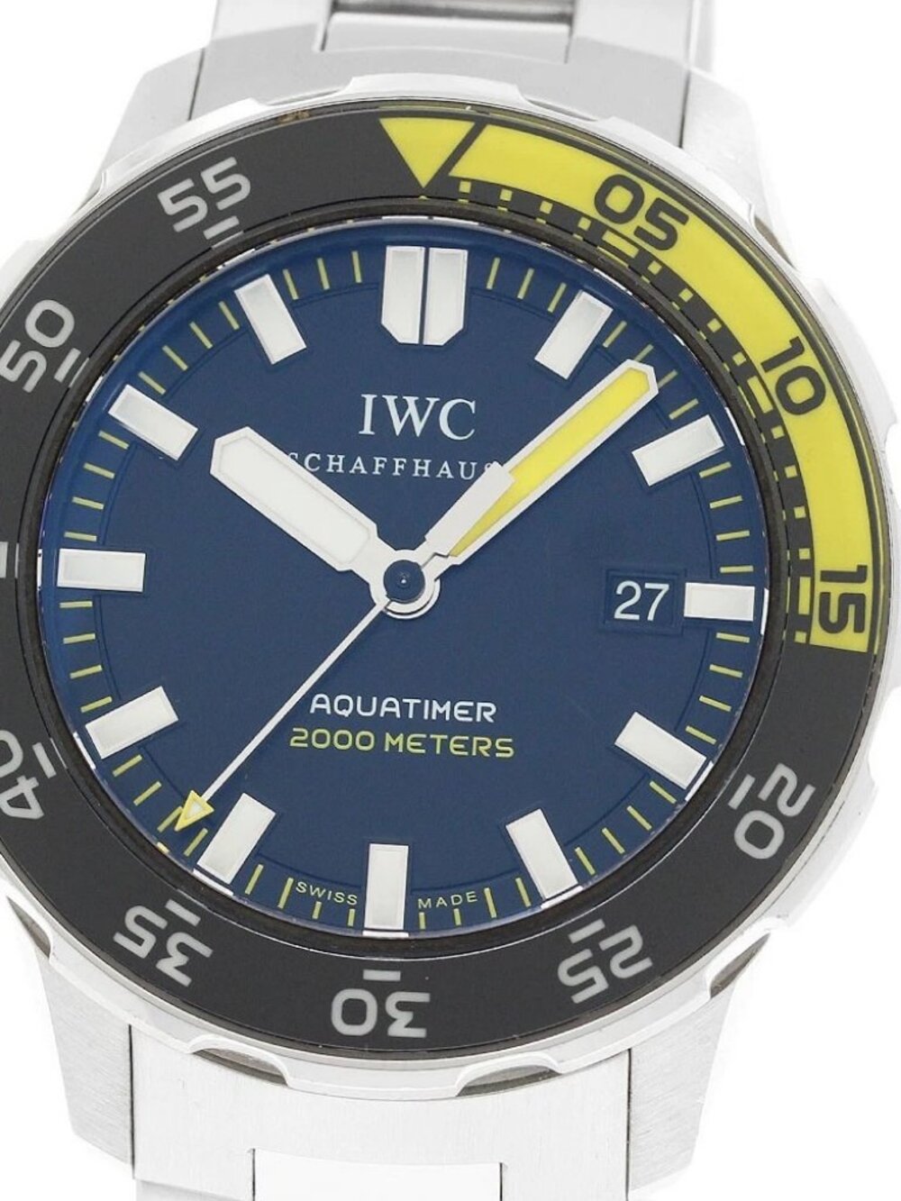 IWC SCHAFFHAUSEN Aqua timer 2000 IW356801 Date black Dial Automatic Men's